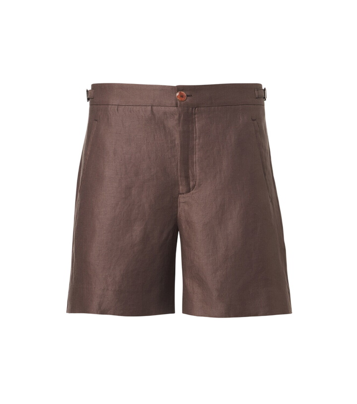 Photo: God's True Cashmere Linen shorts with sunstone