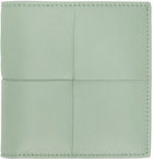 Bottega Veneta Green Slim Bifold Wallet