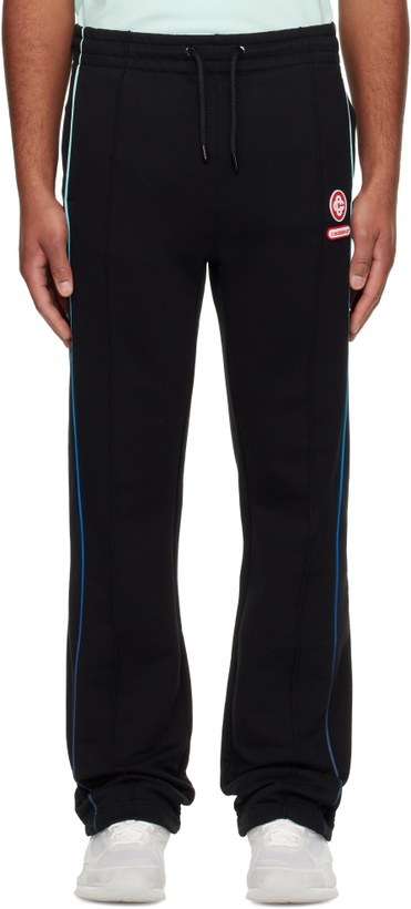 Photo: Casablanca Black Gradient Piping Sweatpants