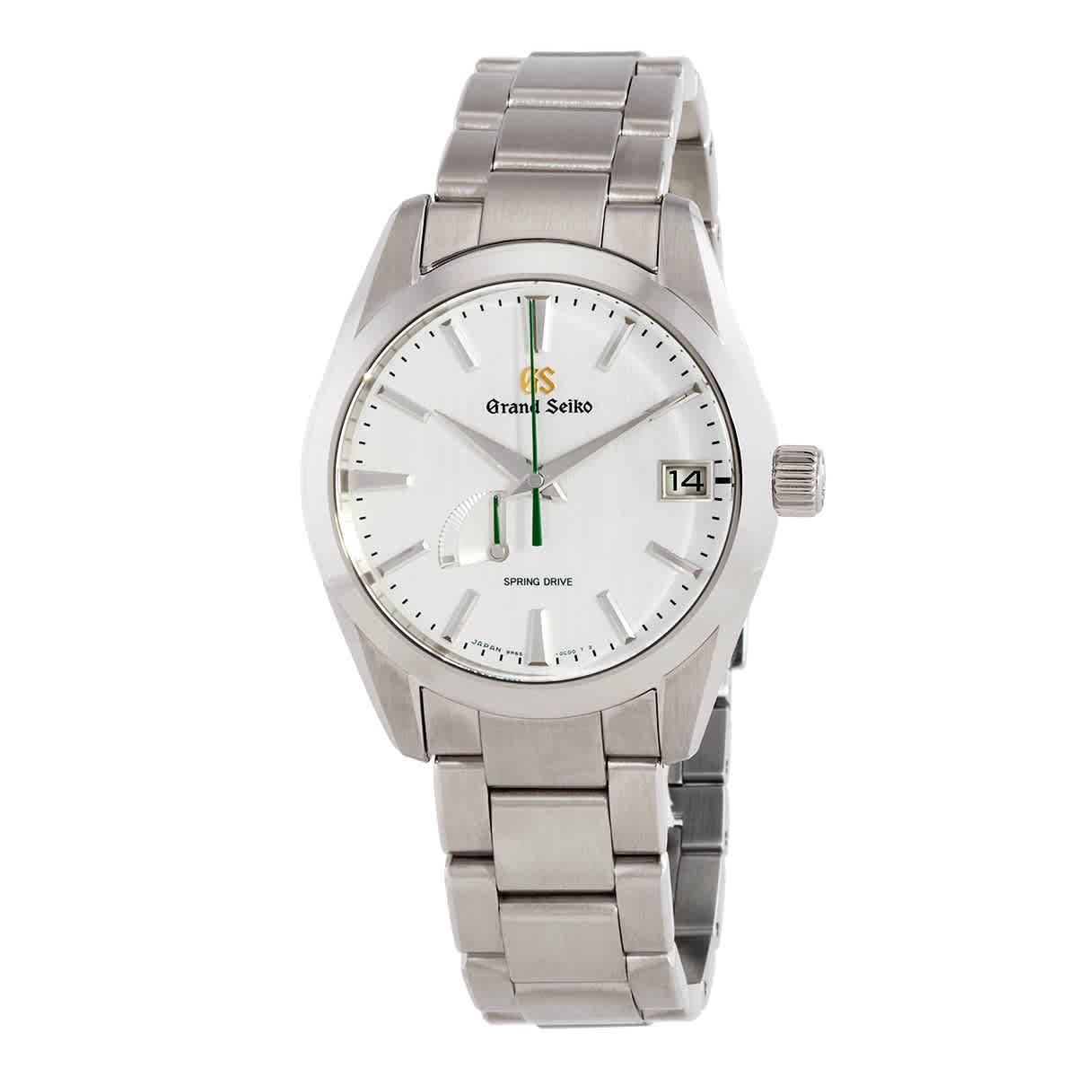 Grand Seiko ''Soko Light'' Heritage Spring Drive Silver Dial Mens Watch SBGA427