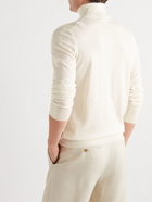 Hugo Boss - Slim-Fit Virgin Wool Rollneck Sweater - Neutrals