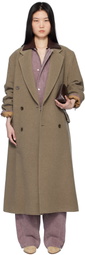 AURALEE Taupe Chesterfield Coat