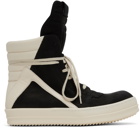 Rick Owens Black Geobasket Sneakers