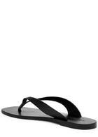 A.emery Kinto Leather Flip Flops Black