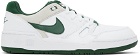 Nike White Full Force Low Sneakers