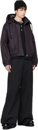 FFFPOSTALSERVICE Purple Reia Hooded Work Jacket