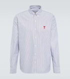 Ami Paris Ami de Coeur striped shirt