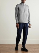 Lululemon - Stretch Recycled-Jersey Half-Zip Sweatshirt - Gray