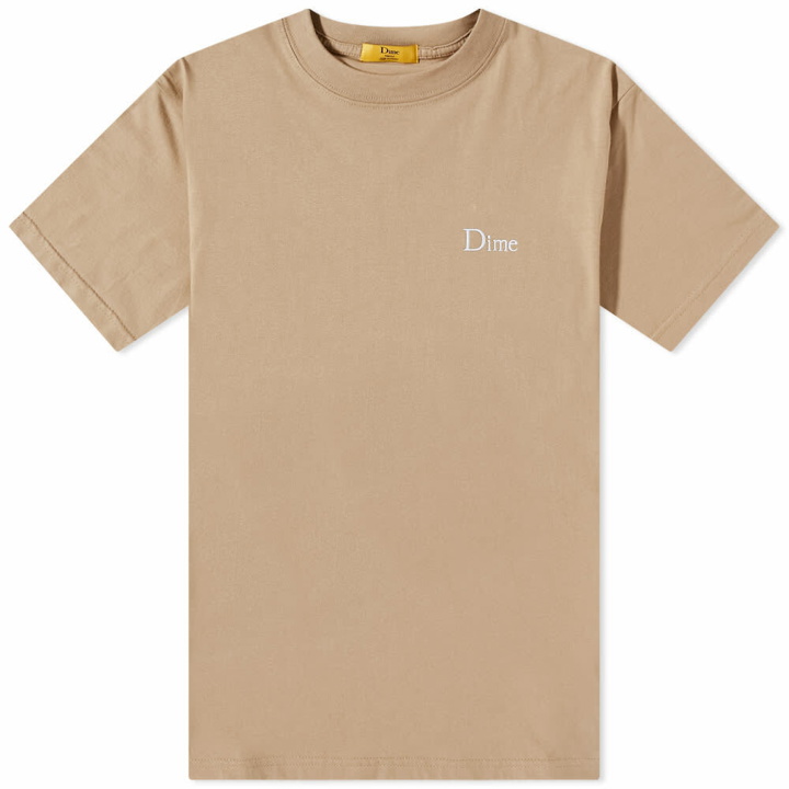 Photo: Dime Men's Classic Small Logo T-Shirt in Camel