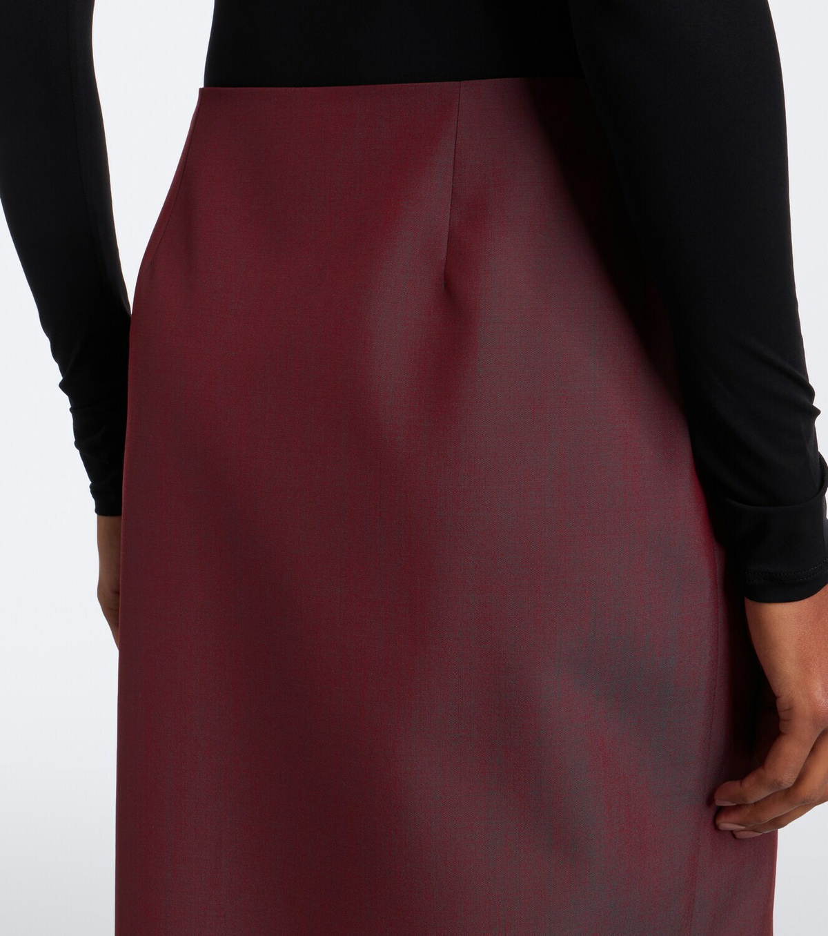 The Row Gurio virgin wool maxi skirt
