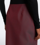The Row Gurio virgin wool maxi skirt