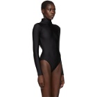 Chika Kisada Black Turtleneck Bodysuit