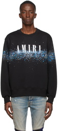 AMIRI Black Core Logo Crystal Painter Sweatshirt