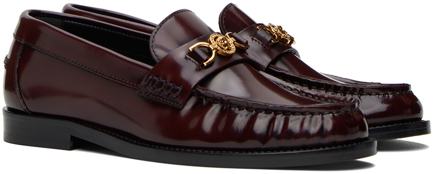 Versace Burgundy Medusa '95 Loafers Versace