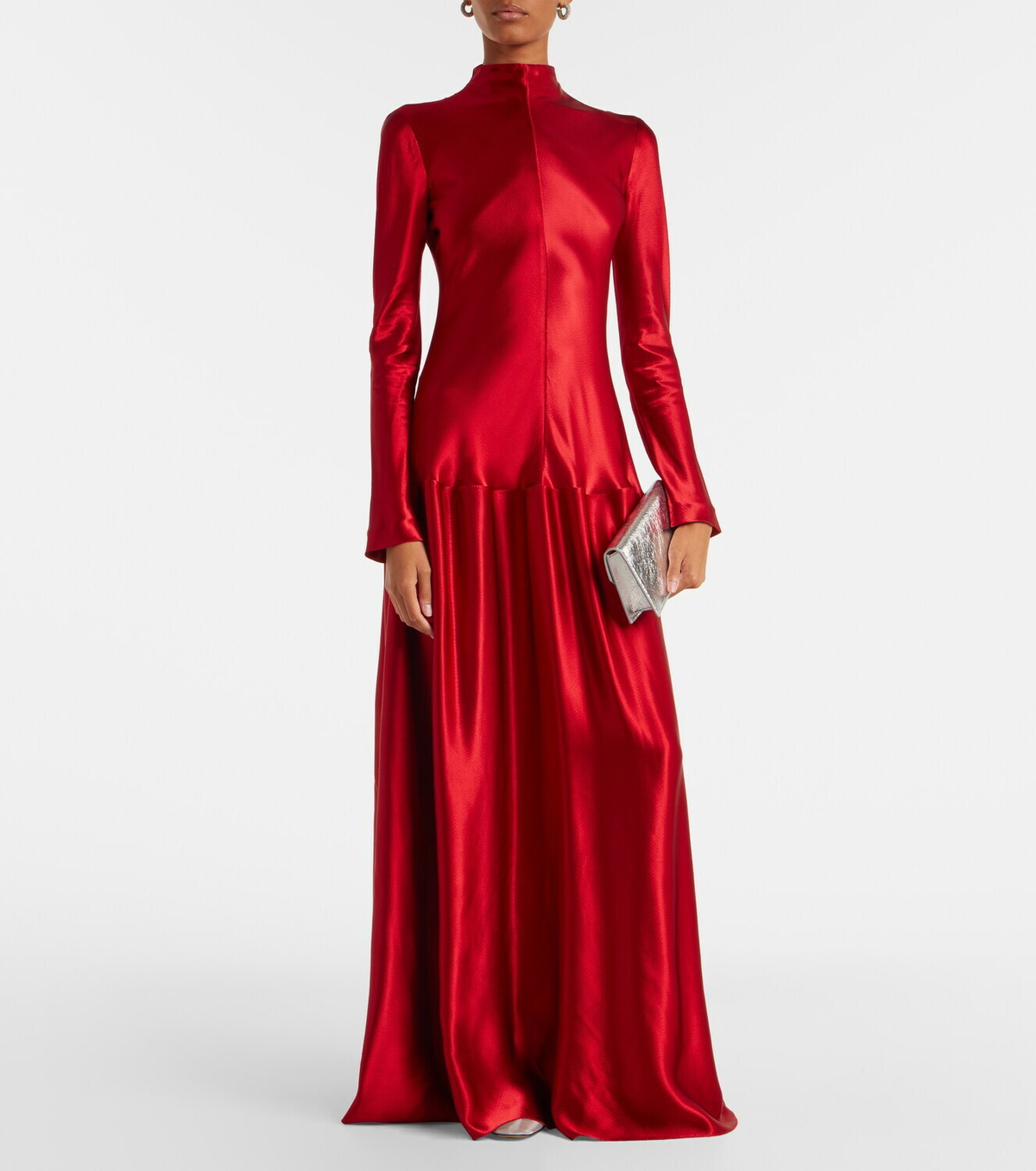 Fforme Mila satin maxi dress