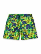 Vilebrequin - Moorea Straight-Leg Mid-Length Printed Swim Shorts - Green