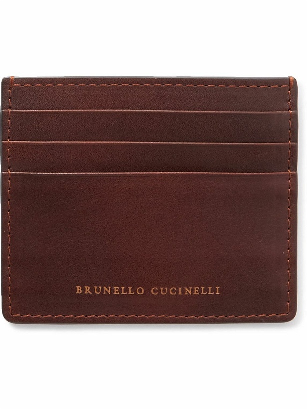 Photo: Brunello Cucinelli - Leather Cardholder