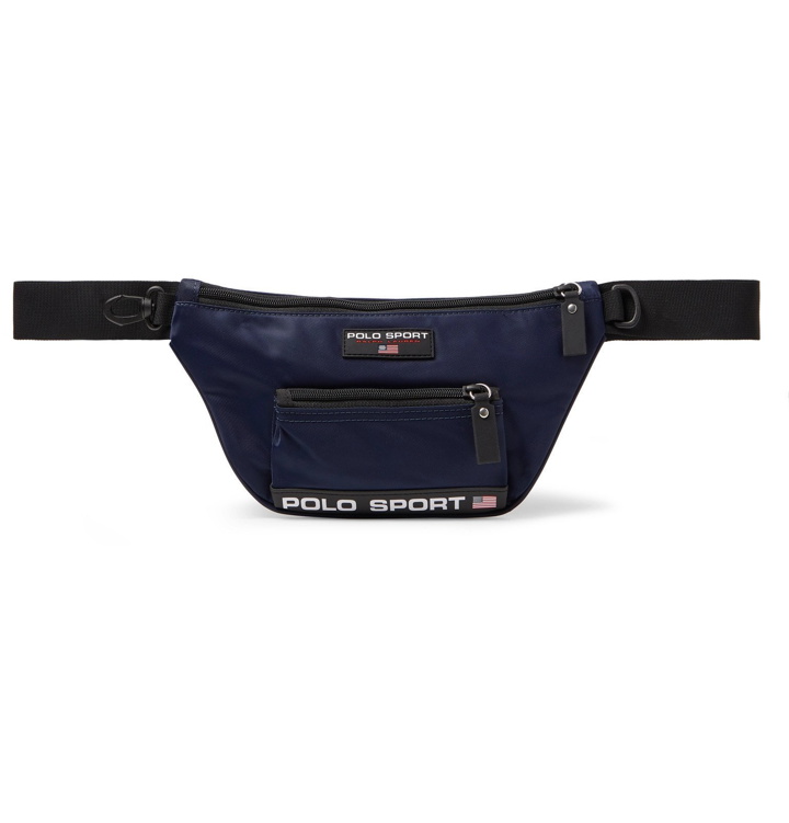 Photo: Polo Ralph Lauren - Logo-Appliquéd Nylon Belt Bag - Blue