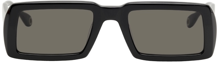 Photo: Études Black Form Rectangular Sunglasses