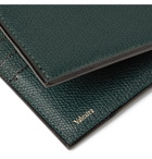 Valextra - Pebble-Grain Leather Billfold Wallet - Green