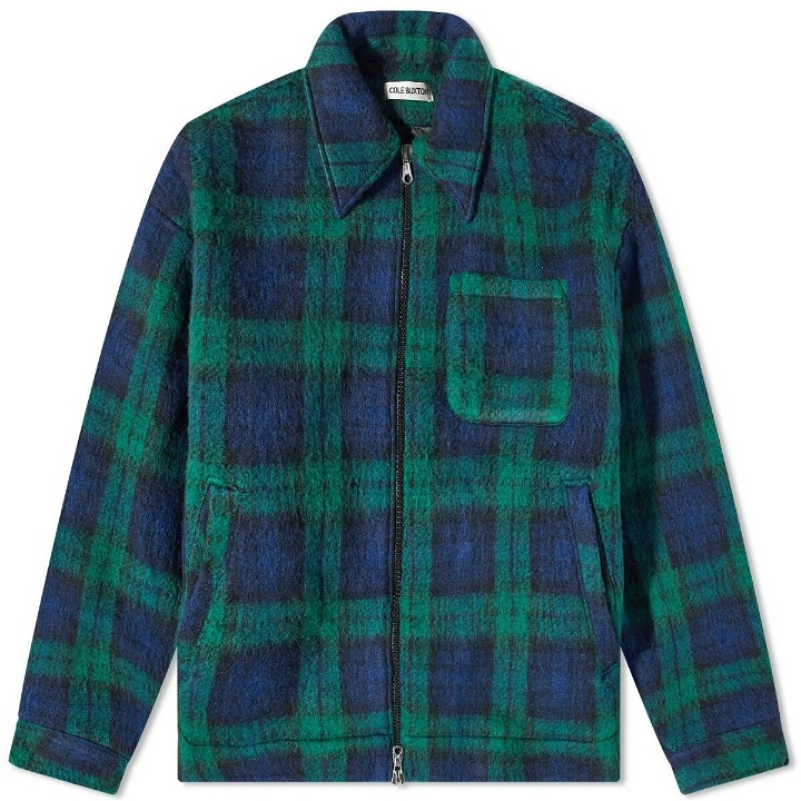 Photo: Cole Buxton Men's Flannel Overshirt in Black Watch