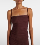 SIR Gathered jersey tank top