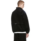 Nanamica Black and Navy Reebok Edition Corduroy Vector Track Jacket