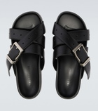 Balenciaga Belt leather mules
