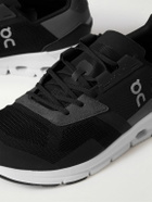 ON - Cloudrift Rubber-Trimmed Mesh Running Sneakers - Black