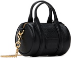 Marc Jacobs Black 'The Leather Nano' Duffle Bag