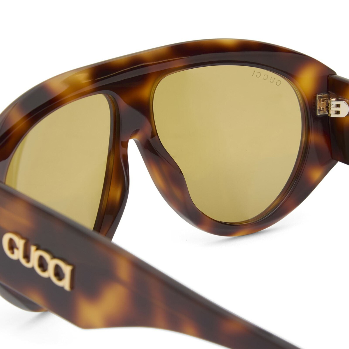 Gucci GG2128S Sunglasses in Havana/Green 