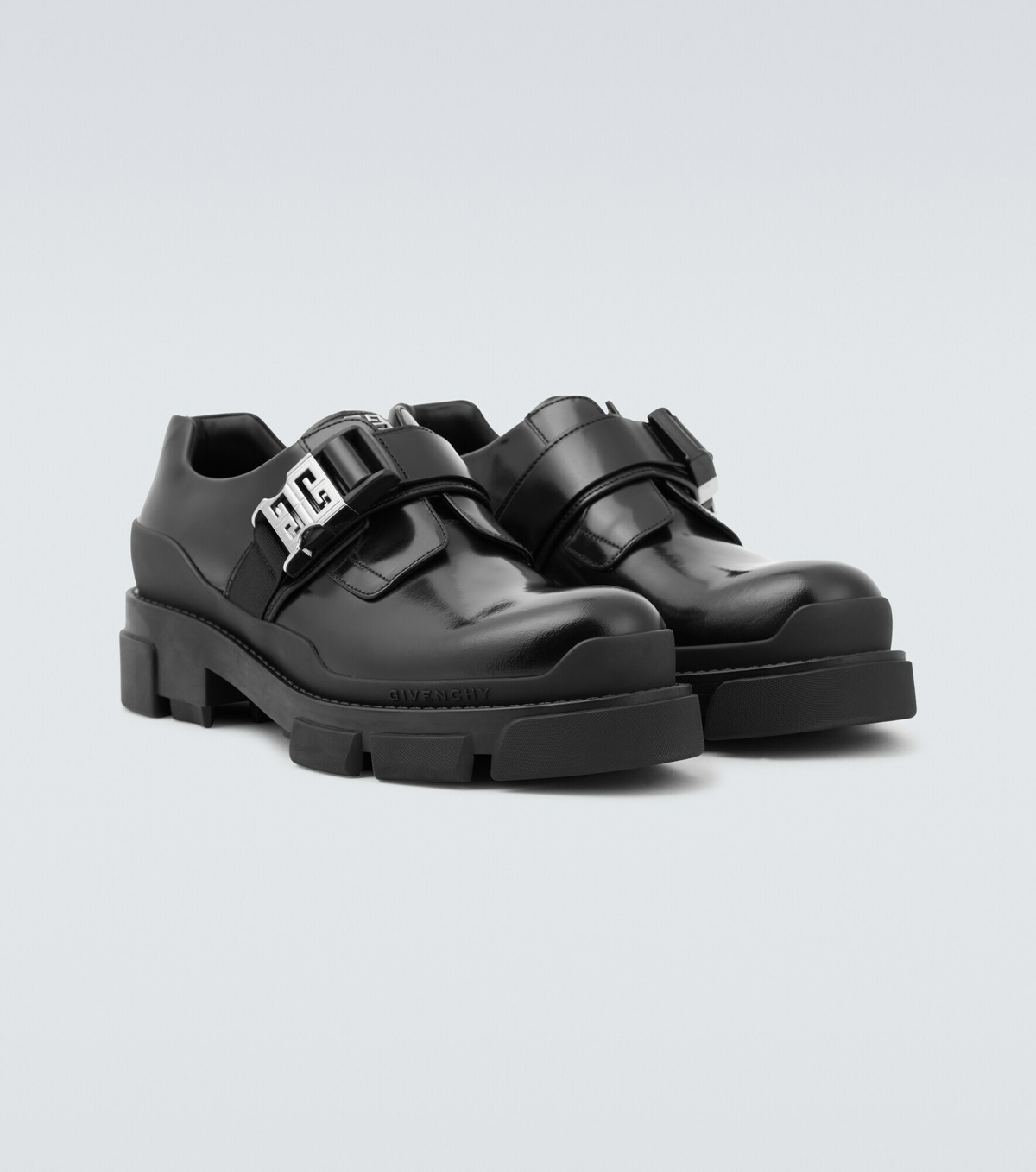 Givenchy - Terra leather Derby shoes