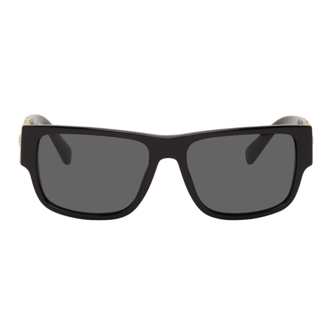 Photo: Versace Black Medusa Medallion Square Sunglasses