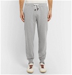 Loro Piana - Tapered Loopback Stretch-Cotton Jersey Sweatpants - Men - Gray