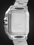 Cartier - Santos de Cartier Automatic 39.8mm Stainless Steel and PVD-Coated Watch, Ref. No. CRWSSA0048