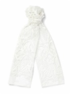 Séfr - Embroidered Tulle Scarf