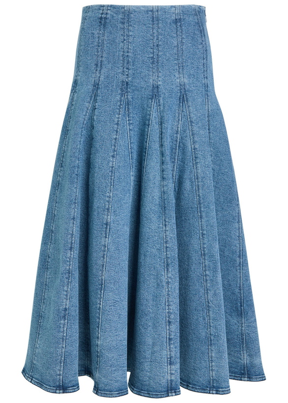 Simkhai Cici denim midi dress Simkhai