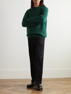 YMC - Brushed-Wool Sweater - Green