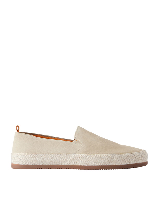 Photo: Mulo - Weekender Suede Espadrilles - Neutrals