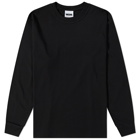 WAWWA Long Sleeve Heavyweight T-Shirt in Black