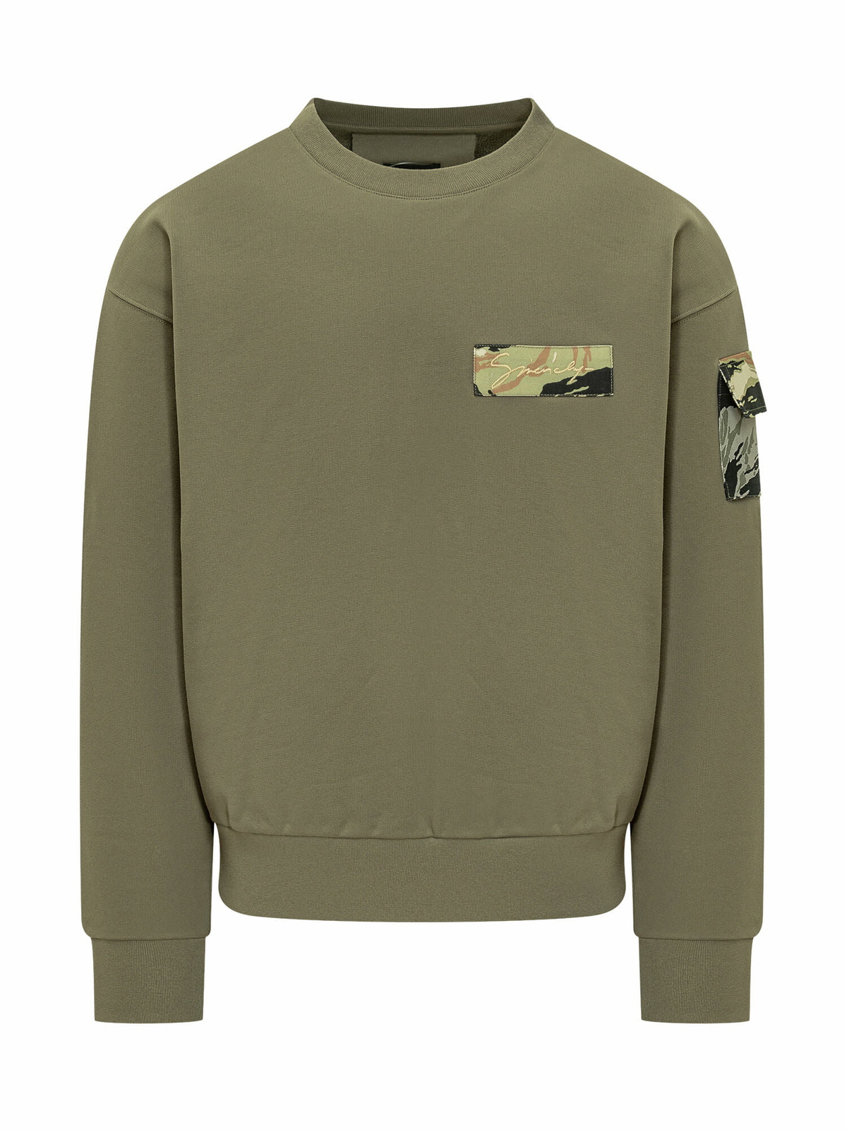 Givenchy Logo-embroidered Cotton Sweatshirt Blue Givenchy