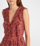Ulla Johnson Aida ruffled silk-blend chiffon maxi dress