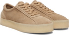 Hugo Beige Suede Sneakers