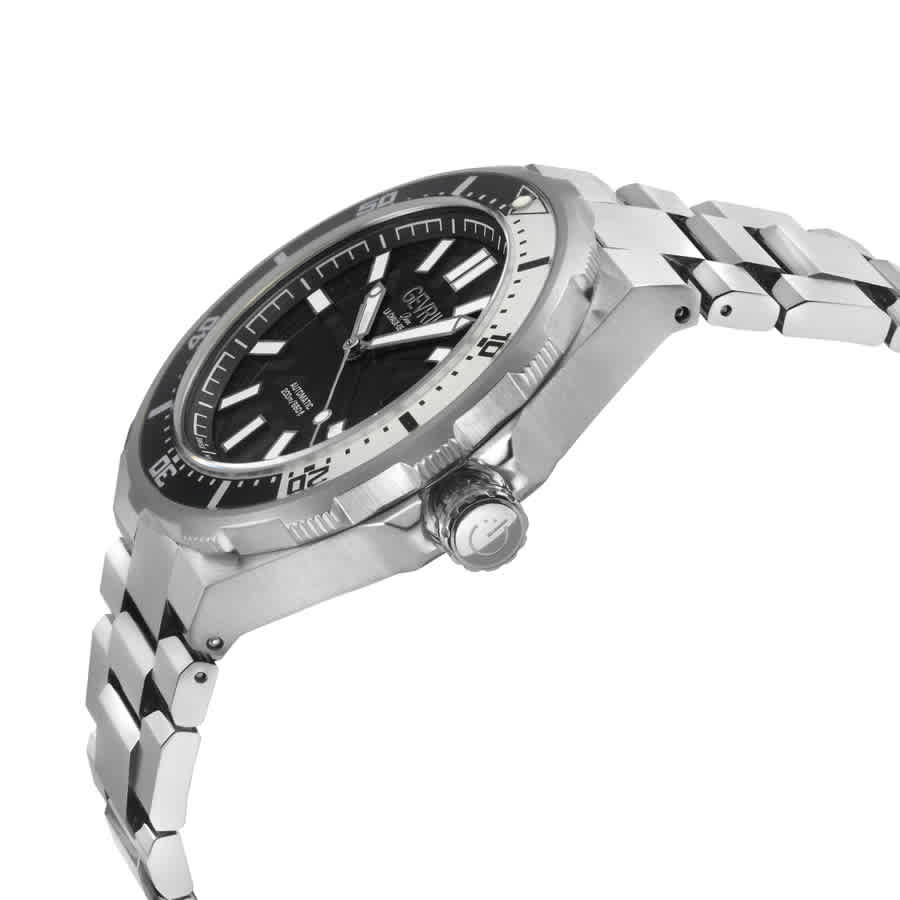 Gevril Ticonic Automatic Black Dial Mens Watch 48993B