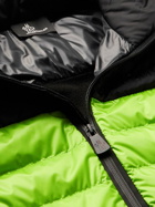 Moncler Grenoble - Quilted Panelled Jersey Down Ski Jacket - Green