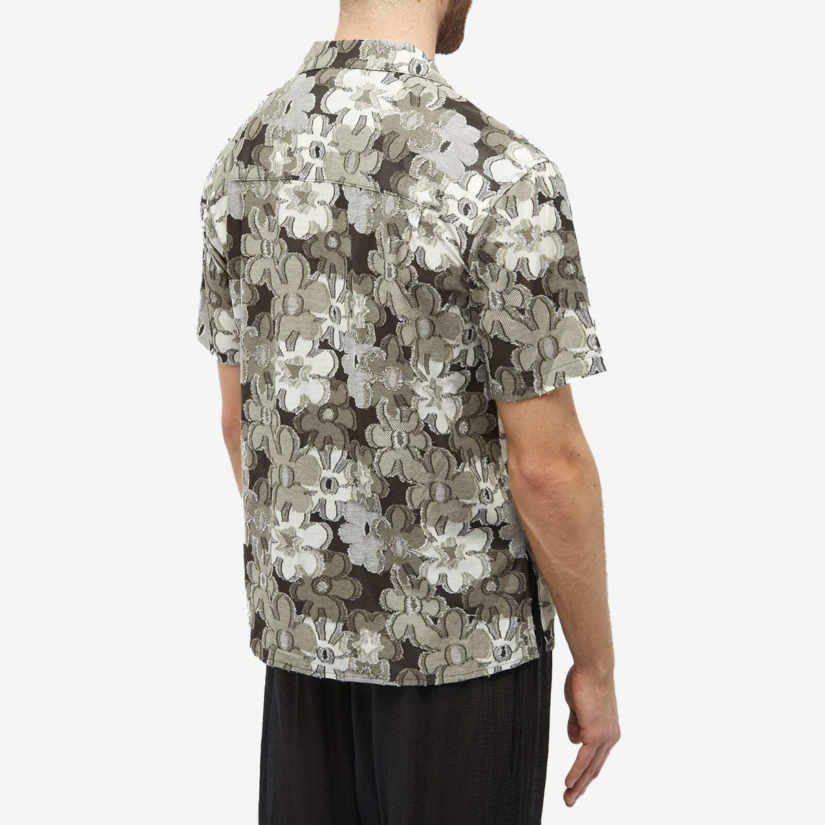 ■ANDERSSON BELL■ Kyra Blooming Fabric Flower T-Shirt atb11 Andersson Bell Half Sheer Flower Lace Shirt Ecru | UJNG