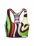 PUCCI Jersey Marmo Printed Crop Top