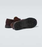 Gucci Horsebit suede loafers
