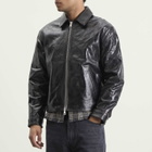 Ronning Men's Leather Jacket in Black