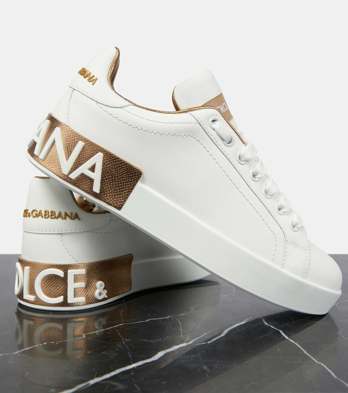 Dolce&Gabbana Portofino leather sneakers Dolce & Gabbana